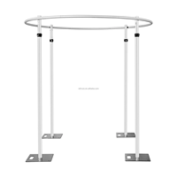 Structure en aluminium robuste à connexion facile pour rideaux et tubes, idéale pour la décoration de toile de fond de mariage