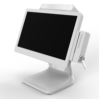 Le fabricant fournit le dernier modèle 15.6 "ST9800 Dual Touch Screen Pos Android Pos System