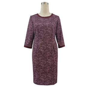 Vestido Formal para Mujer de Talla Grande, Vestido Estampado para Madres - Product Image 4