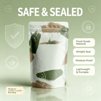 Sacs à fermeture éclair personnalisés en Mylar imprimé couleur, avec fenêtre en OPP mat et support en aluminium, pour bonbons et aliments, fabrication sur mesure