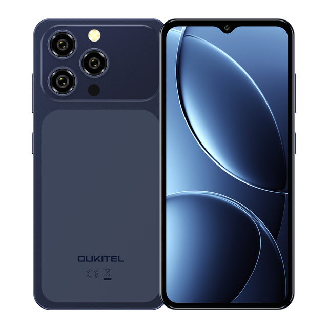 Original Oukitel C17 Smartphone 4+64GB 6.6 Inch 60 Hz HD Screen Dual Sim Unlocked BT5.0 Android 15 Smart Cellphone Mobile Phone