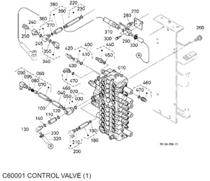 Vanne de commande principale KX121 KX121-3ST RD138-61135 RD138-61134 - Product Image 1
