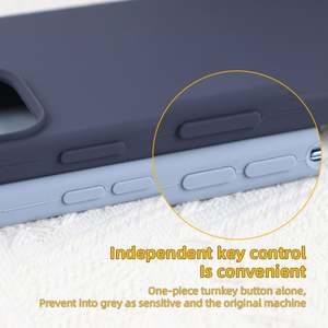 Coque de téléphone en silicone liquide souple antichoc avec logo personnalisé pour Ipnone 15 Xr 11 12 13 14 Pro Max - Product Image 4