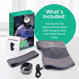 Dreifach-Methode Beruhigende Wärme Einstellbare Kniebandage Massagegerät mit Komfort-Entspannung für den Täglichen Gebrauch - Hergestellt in China - Product Image 1