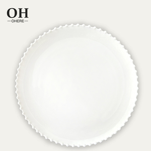 Nouveauté luxe blanc perles rondes vaisselle assiettes ensemble de vaisselle vaisselle en porcelaine vaisselle en porcelaine vaisselle en céramique - Product Image 3