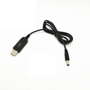 สายแปลงไฟ USB คุณภาพสูง DC 5V เป็น DC 9V / 12V โมดูลเพิ่มแรงดันไฟฟ้า สายแปลง USB หัวเสียบ 2.1x5.5 มม. - Product Image 1