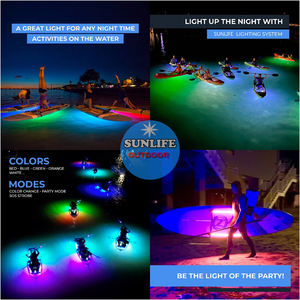 Luces <span class=keywords><strong>LED</strong></span> para Tabla de Paddle Surf (SUP) con Cambio de Color, Luces <span class=keywords><strong>LED</strong></span> para Tabla de Paddle Surf Compatibles con SUP/Kayak/Canoa/Tabla - Product Image 3