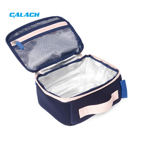 Sac isotherme moderne et personnalisé en polyester, réutilisable, imperméable, pliable, avec fermeture éclair, pour repas à emporter et travail