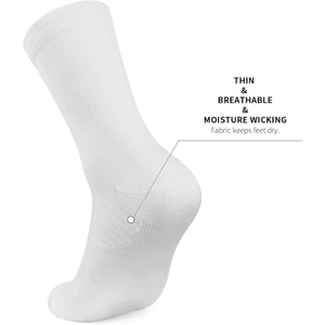 Chaussettes de sport personnalisées, chaussettes de compression, chaussettes de course athlétiques pour hommes, en coton, élasthanne et polyester, chaussettes en gros - Product Image 4