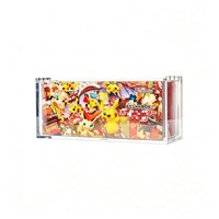 Boîte de protection en acrylique transparent anti-UV pour cartes à collectionner, produits scellés, boîtes de packs ETB