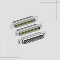 Conector Hembra DB25 DB9 DB15 D-SUB Tipo IDC de 9, 15 y 25 Pines