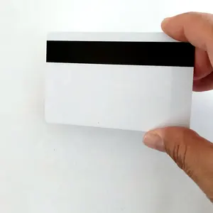 Top vendita PVC HICO/Loco biglietto da visita in plastica carta bianca con banda magnetica