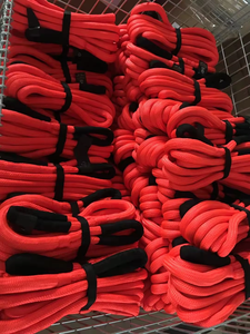 Kit de recuperación cinética 9mX26mm Cuerdas de remolque de nailon elásticas de alta resistencia 2 uds Grilletes suaves Herramientas de emergencia para vehículos todoterreno - Product Image 5