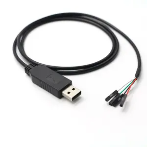 USB 2.0 To 5 Pin Dupont Uart TTL RS232 Serial Converter Cable With CP2102 Chip