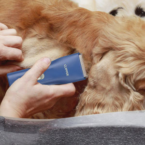 Rasoir électrique intelligent et étanche pour poils d'animaux avec tête de rasoir 2 pièces peigne en acier brosse de nettoyage ensemble d'outils de soin des poils d'animaux domestiques - Product Image 2