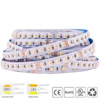 Bande LED flexible 5-en-1 RGBCCT RGBWW 5050, 60/96 LED/m, RGB+W+WW RGBW RGBWW 2700K - 6500K, DC12V/24V