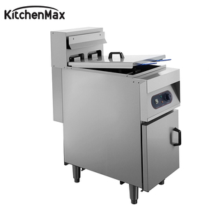 La friteuse à réservoir unique à haut rendement : Friteuse électrique commerciale KitchenMax avec deux paniers - Product Image 3