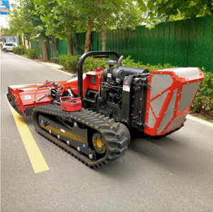 Robot tondeuse intelligent série Smart, autopropulsé, à chenilles en caoutchouc, broyeur forestier - Product Image 4