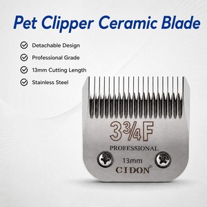 Cuchillas de Cerámica de Repuesto para Cortapelos Eléctricos para Mascotas, Compatibles con Oster A5, Andis, Wahl, <span class=keywords><strong>Moser</strong></span>, Heiniger, Recortadora para Perros y Gatos - Product Image 1