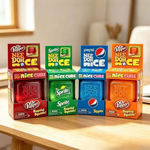 Juguete Antiestrés Schylling Needoh Nice Cube <span class=keywords><strong>de</strong></span> la Serie <span class=keywords><strong>Dr</strong></span> <span class=keywords><strong>Pepper</strong></span> Drink, Bloque <span class=keywords><strong>de</strong></span> Hielo <span class=keywords><strong>de</strong></span> Rebote Lento, el Más Vendido Transfronterizo - Product Image 1