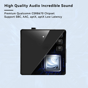 Transmisor y Receptor <span class=keywords><strong>Bluetooth</strong></span> 5.2 Qualcomm AptX de Baja Latencia, <span class=keywords><strong>Adaptador</strong></span> de Audio Inalámbrico 2 en 1 con Entrada Auxiliar de 3.5mm y RCA <span class=keywords><strong>para</strong></span> TV y PC - Product Image 5