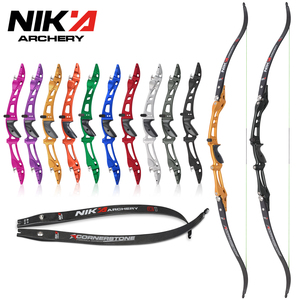 Nika Boogschieten Hoge Kwaliteit Boogschieten Boog Licht Gewicht Riser En Ledematen Recurve Boog Set - Product Image 2