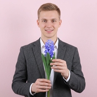 Bouquet de fleurs artificielles de jacinthe au toucher réel, fleurs de printemps en caoutchouc souple pour la décoration de la maison, des mariages et des vases