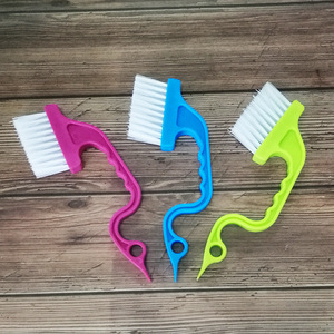 Brosse de nettoyage portative en forme de cygne, en nylon flexible, pour fenêtres, cuisine, salle de bain, volets d'aération - Product Image 2