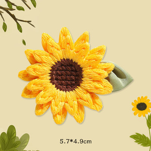 Vente en gros d'épingles en émail doux personnalisées Tournesol et épingles en métal en alliage de zinc plaqué or/argent 3D Conception de médaille de tournesol - Product Image 5