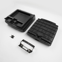 Boîte rangement centrale en cuir pu pour Nissan Patrol Y62, accoudoir Central, boîte de rangement et accessoires de voiture, 2013 — 2020