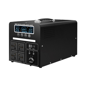 1600W Solar Portable Power Generator Electric Power Station Ternary Lithium Battery MPPT Pure Sine Wave AC Powered <b>LED</b>/USB/Cigar - Product Image 2