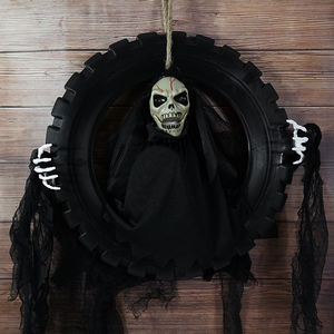 Esqueleto <span class=keywords><strong>de</strong></span> casa embrujada para decoración del hogar, accesorio <span class=keywords><strong>de</strong></span> animatrónico <span class=keywords><strong>de</strong></span> Halloween, novedad - Product Image 1