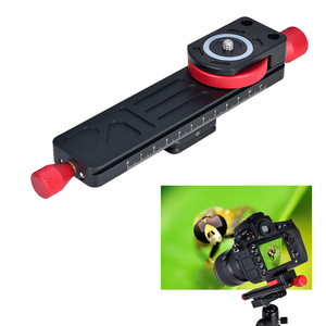 160Mm Hợp Kim Nhôm <span class=keywords><strong>Macro</strong></span> Tập Trung Rail Slider Close-Up Chụp <span class=keywords><strong>Tripod</strong></span> <span class=keywords><strong>Head</strong></span> Cho Canon Nikon Sony A7 A7SII A6500 DSLR Máy Ảnh - Product Image 3