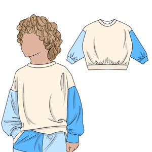 Sản phẩm mới đến thanh lịch quý ông trẻ em bé trai sweatershirts màu sắc tương phản nối đẹp trai hoodie Set - Product Image 2