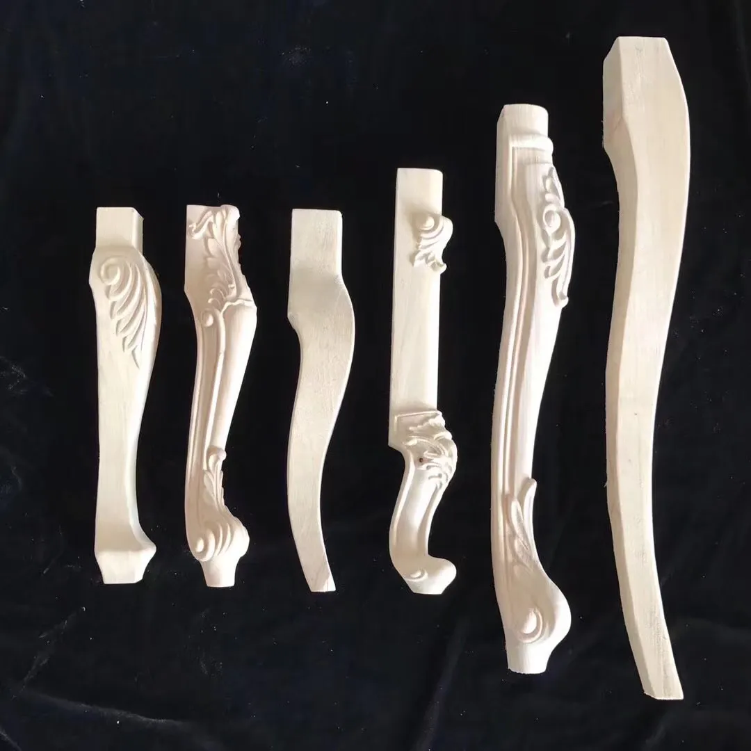 木彫り工芸品木製脚アンティークチェア脚