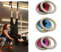 High Quality Wooden Gymnastic Rings Adjustable Wood Gymnastic Rings