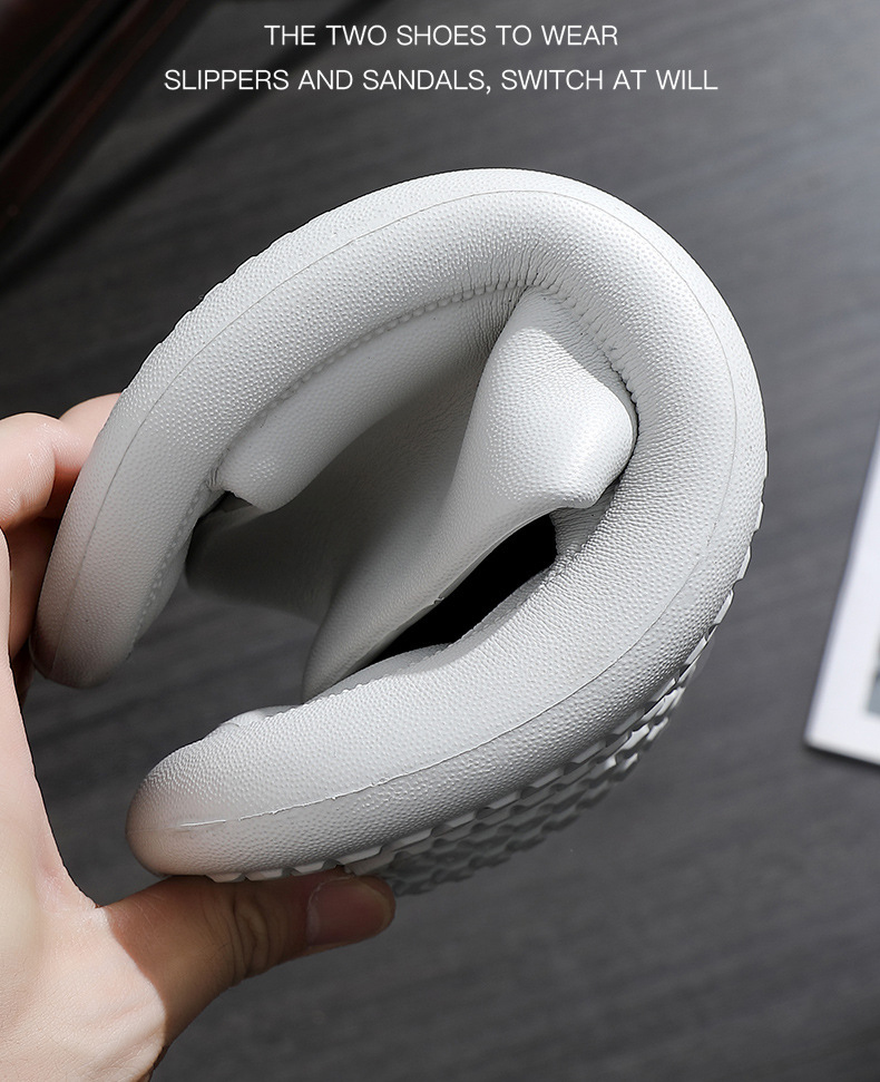 Custom Rubber PVC EVA Slippers Women Bathroom Sandals Men Non-slip Slides
