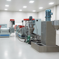 Ligne de granulation de plastique PE à prix d'usine, machine de recyclage pour granulés de déchets plastiques