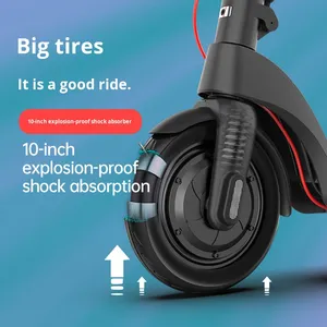 Scooter X8 Plegable para Adultos, Mini, 10 Pulgadas, Aluminio, Motor sin Escobillas de 36V 10AH, Batería de Litio, Largo Alcance, 25km/h, 350W - Product Image 4