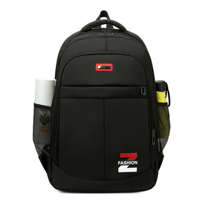 Laptop <b>Backpack</b> <b>Large</b> Capacity Multi Layer Business Travel Men's Solid Color <b>Backpack</b> With Laptop Compartment - Product Image 4