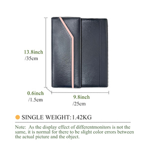 Tùy chỉnh da danh mục đầu tư kinh doanh da tập tin danh mục đầu tư padfolio cho phụ nữ da padfolio perzonalized - Product Image 6