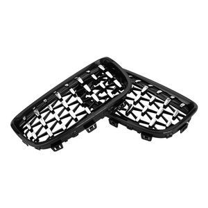 Trực Tiếp Thay Thế ABS Chrome Bóng Màu Đen Phía Trước Bumper Thận Lưới Tản Nhiệt Cho BMW 1 Series F20 2012 2014 Xe Lưới Tản Nhiệt - Product Image 3