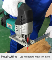 Scie Sauteuse Électrique Manuelle Multifonctionnelle Portable 500W pour la Coupe du Bois, Usage Domestique et Outils de Bricolage pour le Travail du Bois