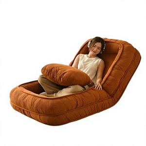 Sofá Cama Plegable Amarillo, Cómodo y Compacto para el Hogar o Hotel, para Dormitorio o Sala de Estar - Product Image 4