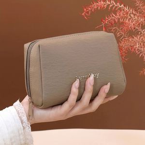 Bolsa Organizadora de Cosméticos Minimalista de PU, Portátil, Multifuncional, para Viaje, Bolsa para Lápiz Labial y Retoques, Mini Bolsa Insertable - Product Image 1