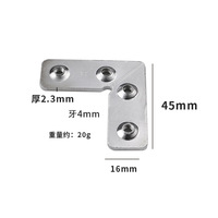 Supports de Connexion en Acier en Forme de L Personnalisés, Poignée d'Angle de Haute Qualité pour Armoire de Cuisine