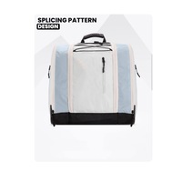 Nouveau sac de voyage OEM pour bottes de ski de sport en plein air, sac à roulettes portable pour rollers, sac à dos en nylon grande capacité 30-40L avec cadre externe pour rangement de skis