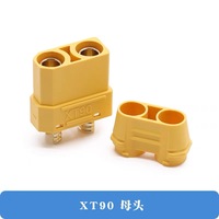Connecteurs d'alimentation en gros XT30 XT60 XT90 mâle/femelle en cuivre plaqué or, fiche banane 30A/45A IP40