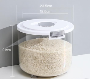 Boîte de conservation alimentaire hermétique classique, grande capacité, pour riz et céréales, écologique - Product Image 4