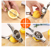 Presse-agrumes manuel de haute qualité en acier inoxydable pour oranges et citrons